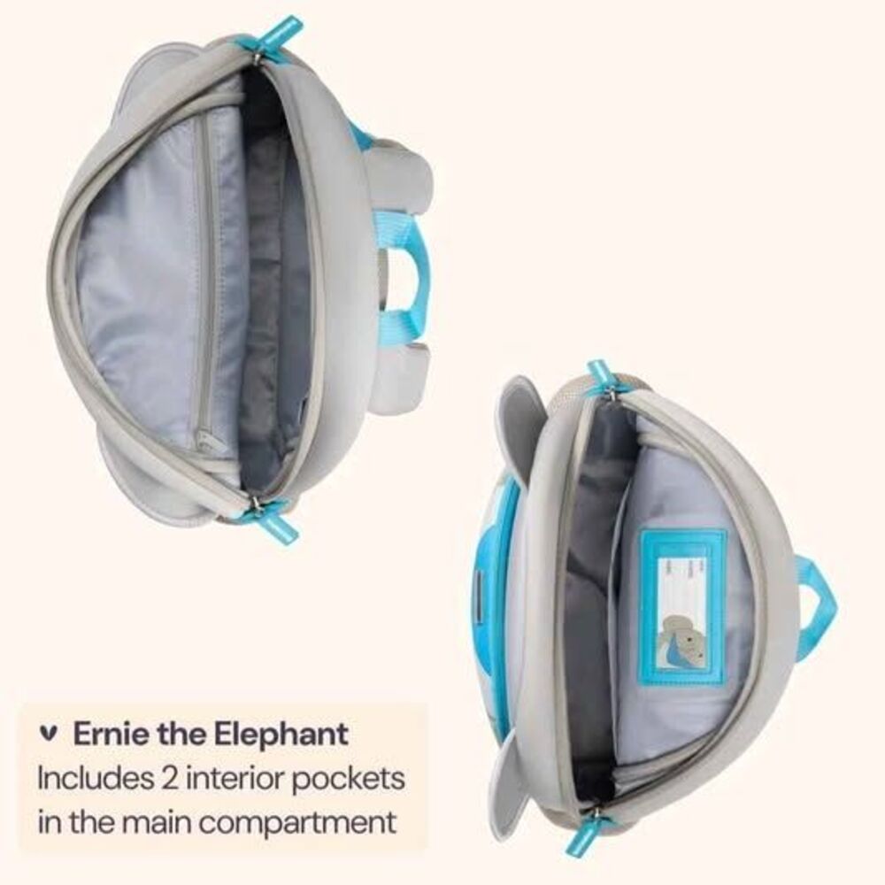 BabbleRoo Ernie the Elephant Kids / Toddler Backpack - NEW - Picture 6 of 10